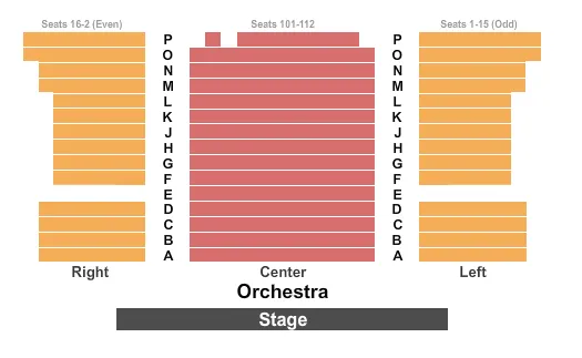 NEW WORLD STAGES STAGE 4 END STAGE INT ZONE Seating Map Seating Chart