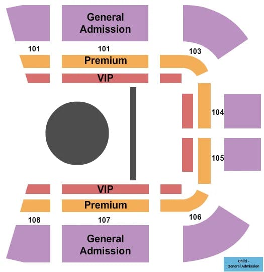  NUCLEAR CIRCUS Seating Map Seating Chart