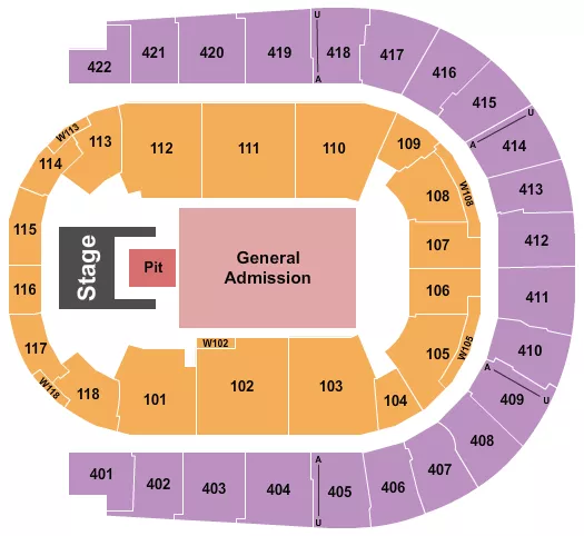 O2 ARENA LONDON DOJA CAT Seating Map Seating Chart