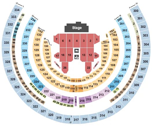  LOS BUKIS Seating Map Seating Chart