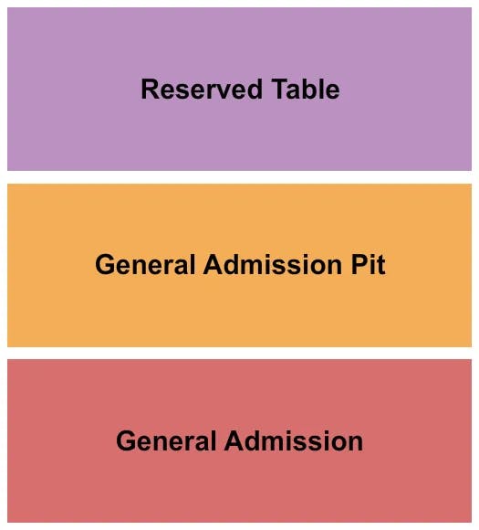  GA PIT RSV TABLE Seating Map Seating Chart