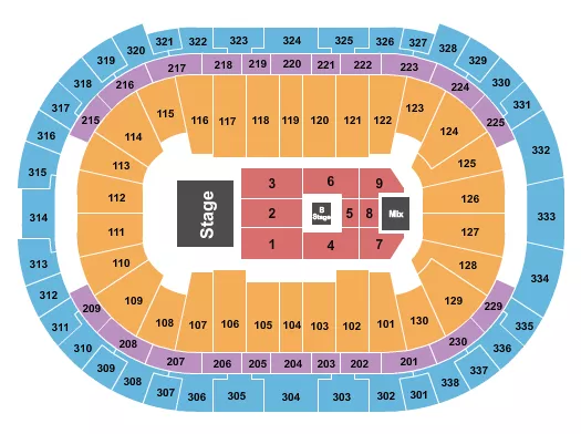  CASTING CROWNS Seating Map Seating Chart