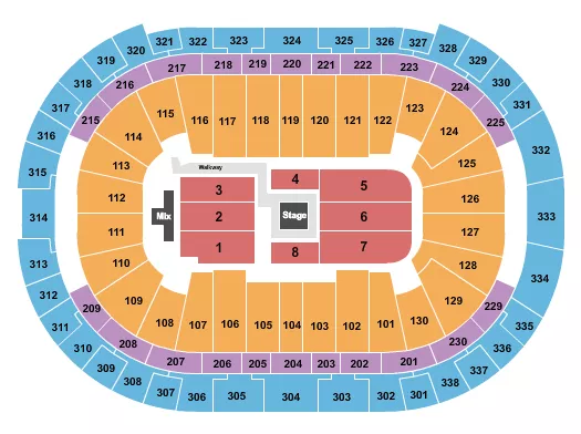 CENTERSTAGE Seating Map Seating Chart