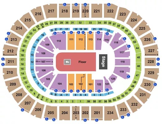  1975 Seating Map Seating Chart