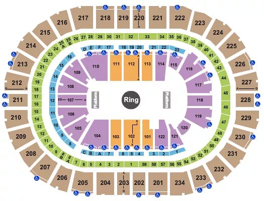  CIRCUS Seating Map Seating Chart