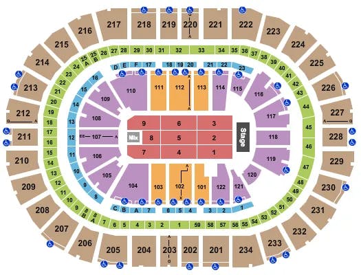  JEFF DUNHAM Seating Map Seating Chart