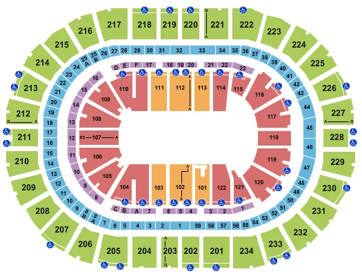  MONSTER JAM 2 Seating Map Seating Chart