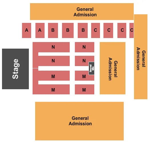 PACIFIC STEEL RECYCLING FOUR SEASONS ARENA ENDSTAGE GA 2 Seating Map Seating Chart