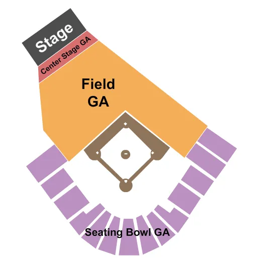  END STAGE Seating Map Seating Chart