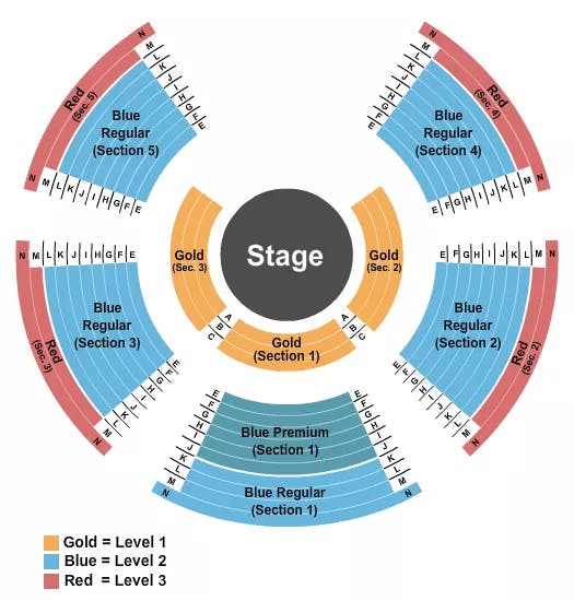  CIRQUE ITALIA STATIC 2 Seating Map Seating Chart