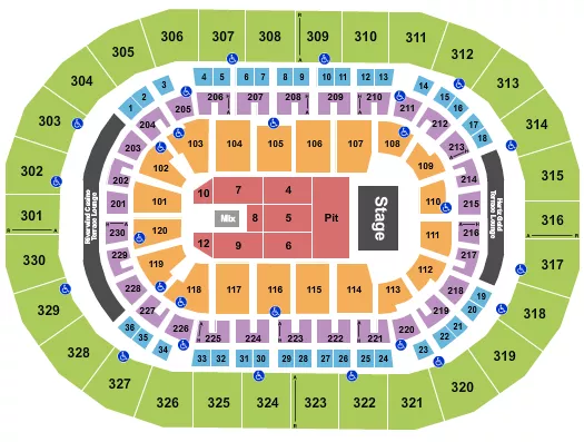  ENGSTAGE GA PIT FLR RSV 4 9 Seating Map Seating Chart