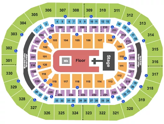  SUICIDEBOYS Seating Map Seating Chart