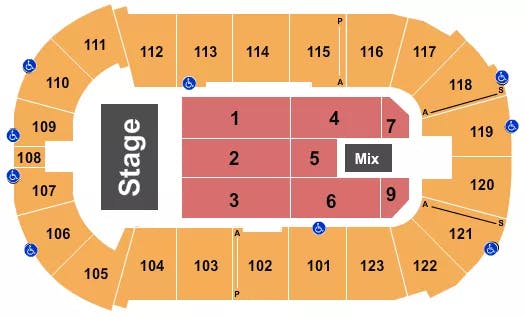  LOS TEMERARIOS Seating Map Seating Chart