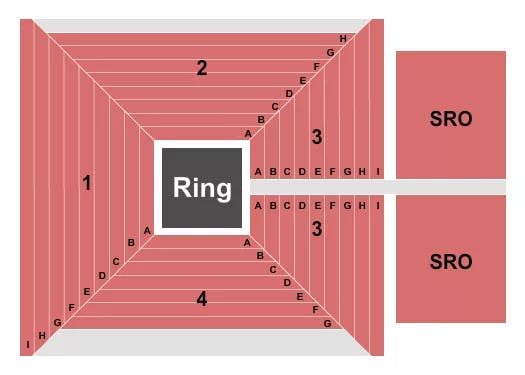 PEND OREILLE PAVILION AT NORTHERN QUEST RESORT CASINO WRESTLING Seating Map Seating Chart