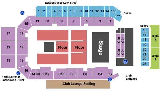  FOREIGNER Seating Map Seating Chart