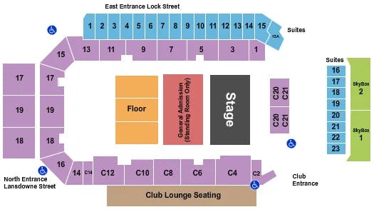  SNOOP DOGG Seating Map Seating Chart