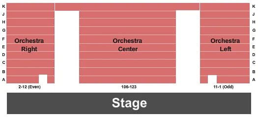 PHOENIX THEATRE AZ ENDSTAGE 2 Seating Map Seating Chart