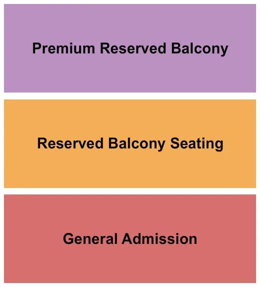  ENDSTAGE RESV PREM BALCONY Seating Map Seating Chart