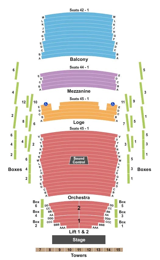  ENDSTAGE 2 Seating Map Seating Chart