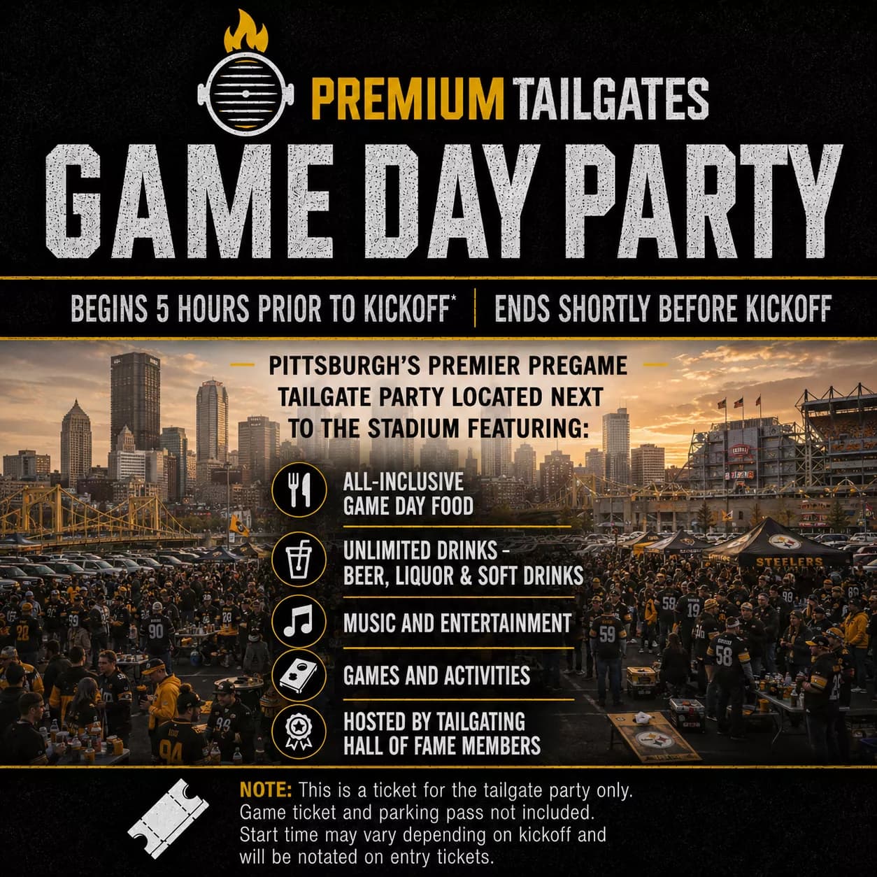 PREMIUM TAILGATE TENT PITT PREMIUM TAILGATE Seating Map Seating Chart