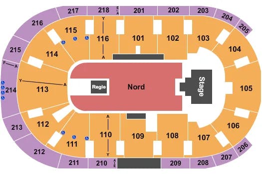  NICKY JAM Seating Map Seating Chart