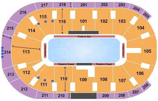  ROCK THE RINK Seating Map Seating Chart