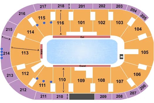  STARS ON ICE Seating Map Seating Chart