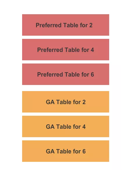  GA PREFERRED TABLE 246 Seating Map Seating Chart