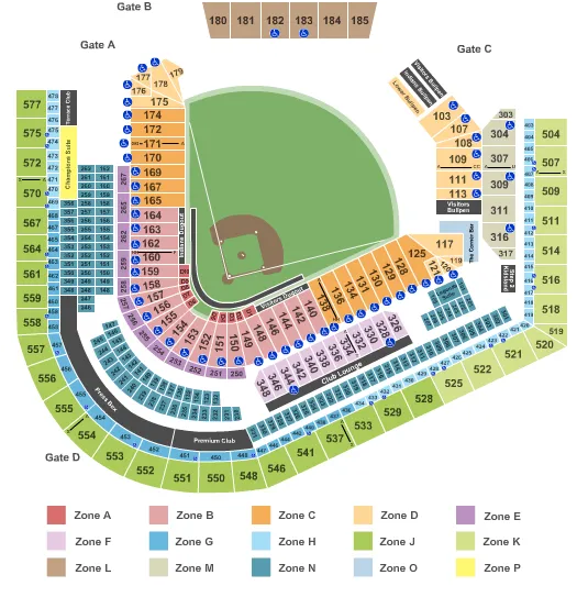  INT ZONE Seating Map Seating Chart