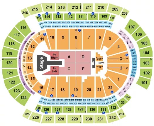  BRANDON LAKE Seating Map Seating Chart