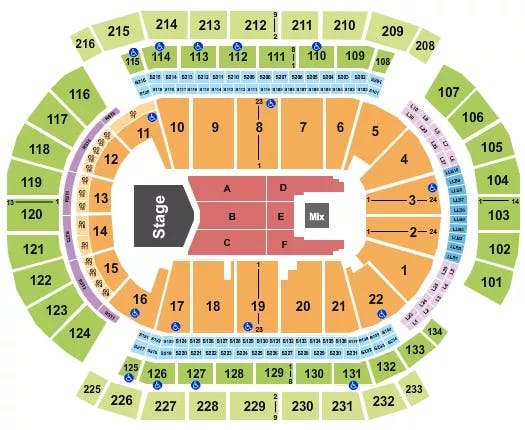  GRUPO FIRME Seating Map Seating Chart