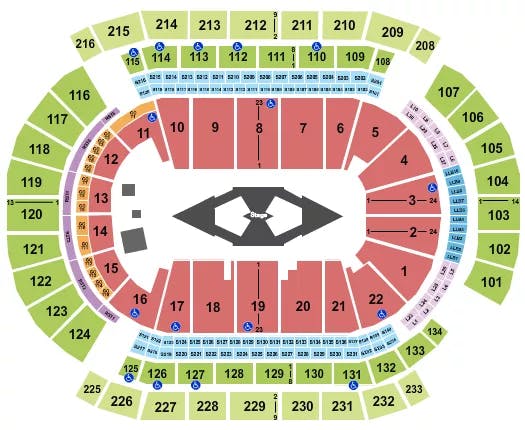  LCS CHAMPIONSHIP 2023 Seating Map Seating Chart