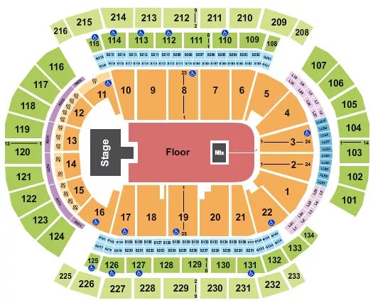  NF Seating Map Seating Chart