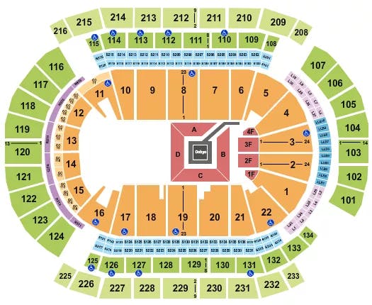  WORLD CHAMPIONSHIP SUMO Seating Map Seating Chart