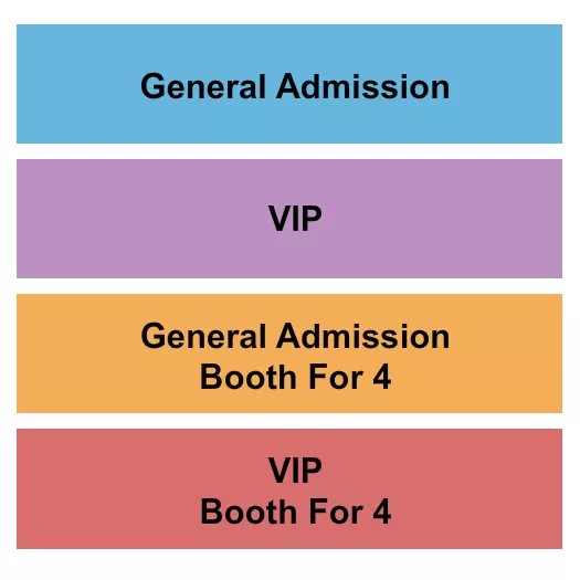  GA VIP BOOTHS Seating Map Seating Chart
