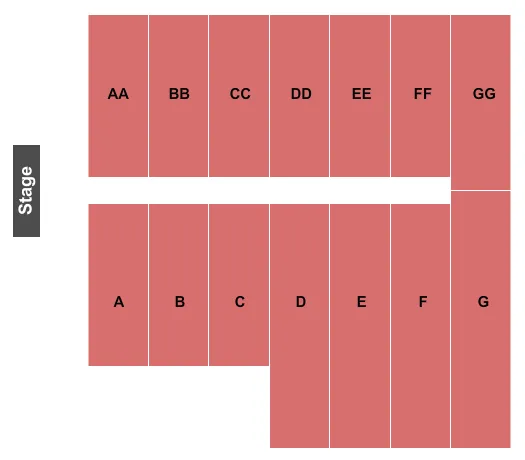  TOBYMAC DRIVEIN Seating Map Seating Chart