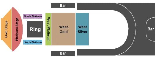 REBEL TORONTO BOXING Seating Map Seating Chart