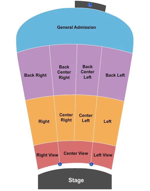  JOSH GROBAN Seating Map Seating Chart