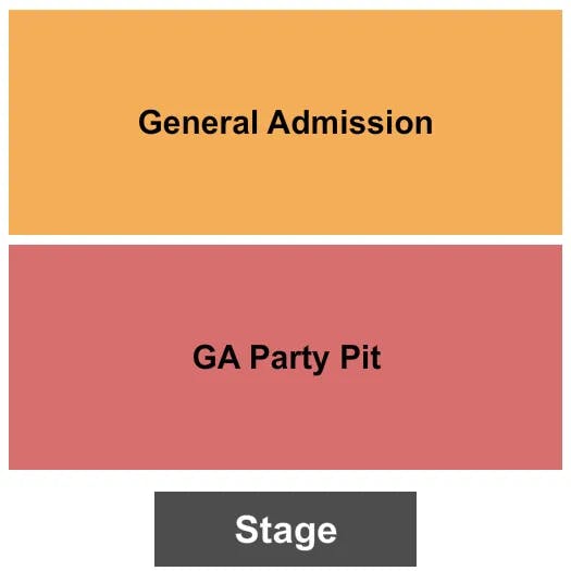  LAWN GA GA PARTY PIT Seating Map Seating Chart