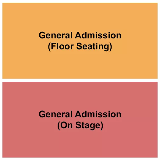 RENAISSANCE THEATRE OH GA FLOOR ON STAGE Seating Map Seating Chart