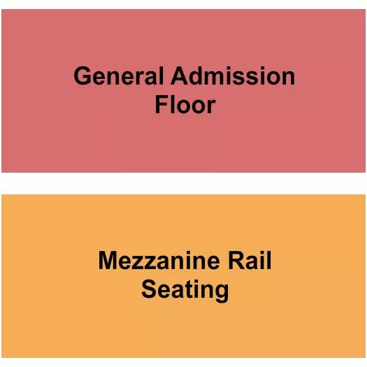 GA FLOOR RAIL Seating Map Seating Chart
