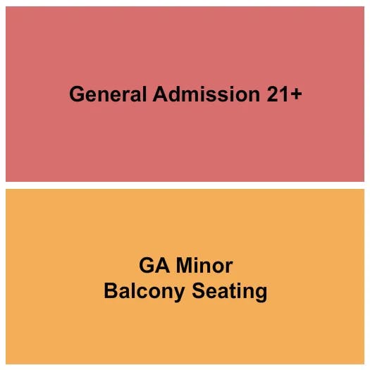 REVOLUTION HALL PORTLAND GA BALCONY GA Seating Map Seating Chart