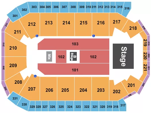  AIR1 WORSHIP Seating Map Seating Chart