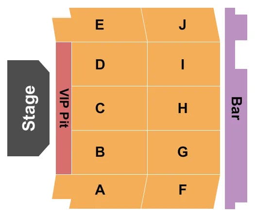  ENDSTAGE 2 Seating Map Seating Chart