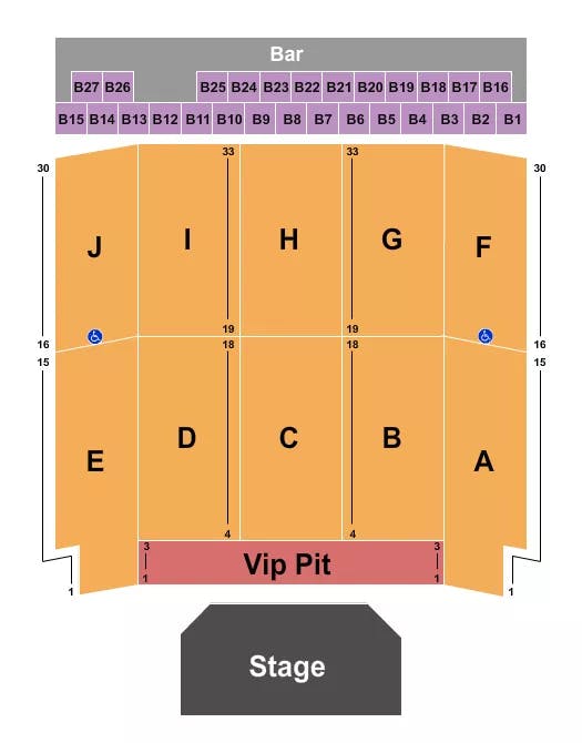  ENDSTAGE 3 Seating Map Seating Chart