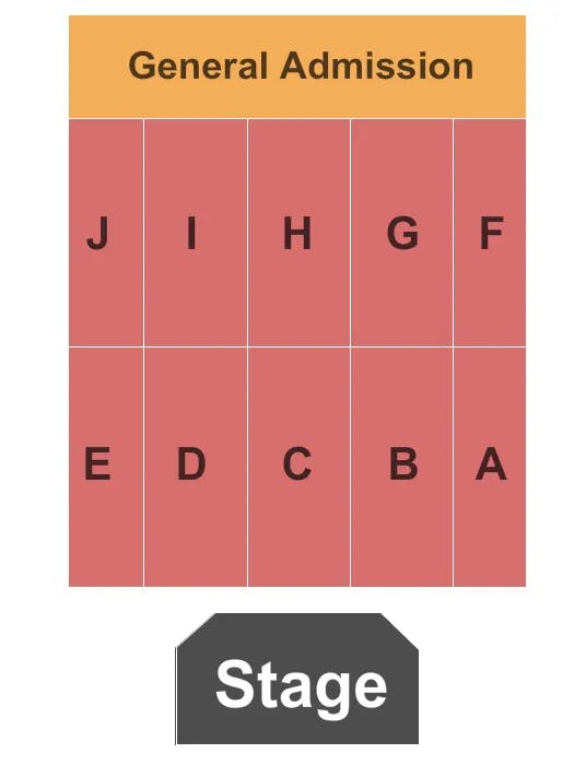  ENDSTAGE Seating Map Seating Chart