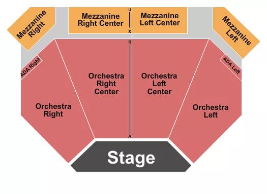  ENDSTAGE Seating Map Seating Chart