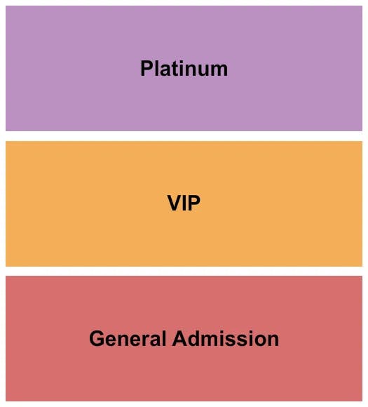 RIVERFRONT PARK NORTH CHARLESTON GA VIP PLATINUM Seating Map Seating Chart