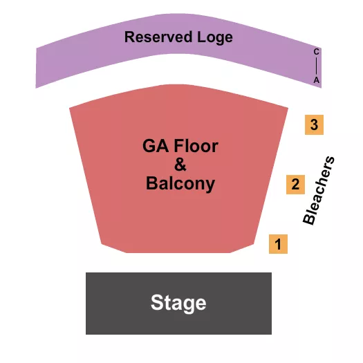 RIVIERA THEATRE IL GA FLOOR BALC RSV LOGE Seating Map Seating Chart