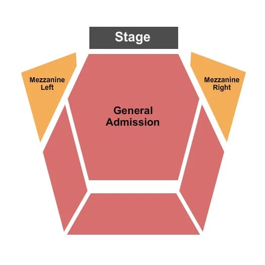  ENDSTAGE GA Seating Map Seating Chart